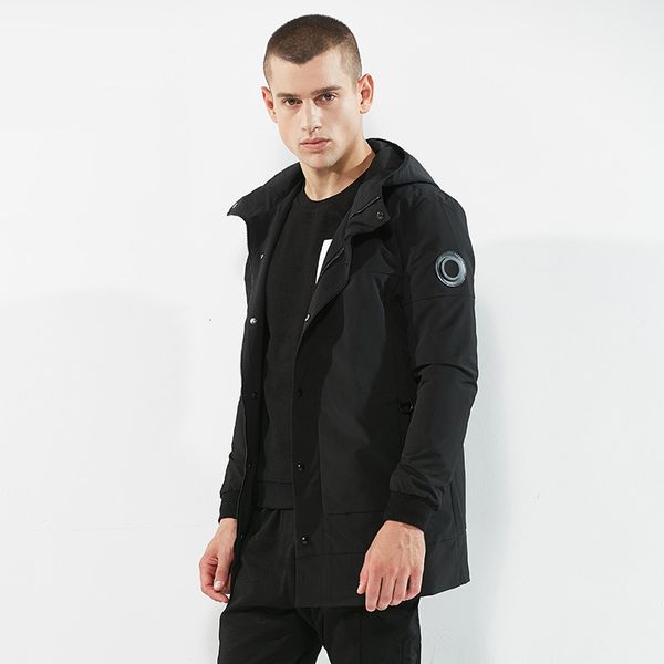 autumn and winter new fashion medium length men's hooded windbreaker jacket, Tan;black
autumn and winter new fashion medium length men's hooded windbreaker jacket, Tan;black