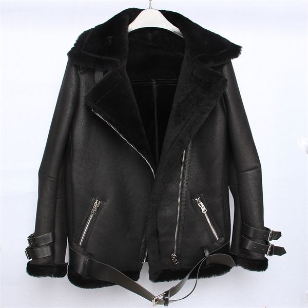 fashion shearling fur coat winter thick warm 100% soft rough crack sheepskin wool jacket women shearling jacket plus size m370 201020, Black;brown
fashion shearling fur coat winter thick warm 100% soft rough crack sheepskin wool jacket women shearling jacket plus size m370 201020, Black;brown