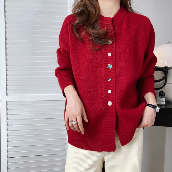 new 2021 spring o-neck long sleeve knitted pure color cute button sweater poncho casual women cardigans pmt4, White;black
new 2021 spring o-neck long sleeve knitted pure color cute button sweater poncho casual women cardigans pmt4, White;black