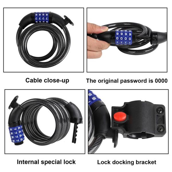 west biking tonyon bike lock 4-значный код комбинированные велосипед безопасности 1200 х 8 мм / 12 мм стальной кабель спиральный велосипедны
west biking tonyon bike lock 4-значный код комбинированные велосипед безопасности 1200 х 8 мм / 12 мм стальной кабель спиральный велосипедны