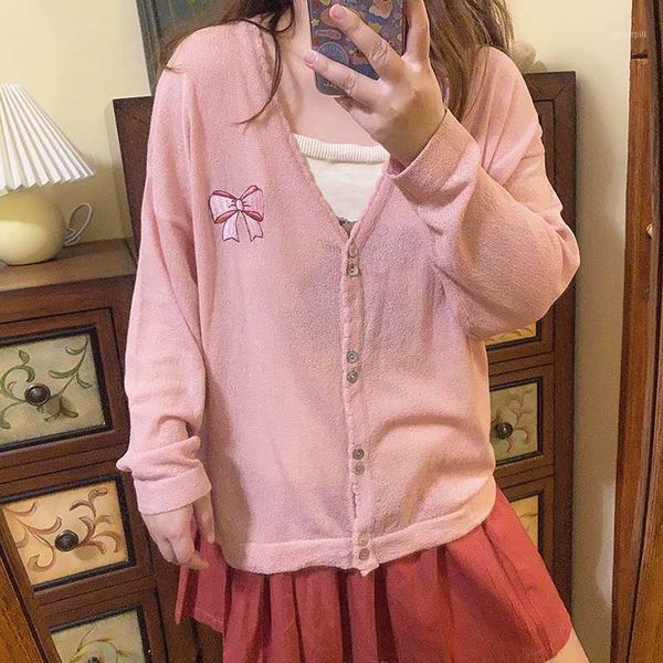 women cute bowknot pink sunscreen coat girls student 2020 new thin outwear wild sweet casual long-sleeve jacket preppy style1, Black;brown
women cute bowknot pink sunscreen coat girls student 2020 new thin outwear wild sweet casual long-sleeve jacket preppy style1, Black;brown