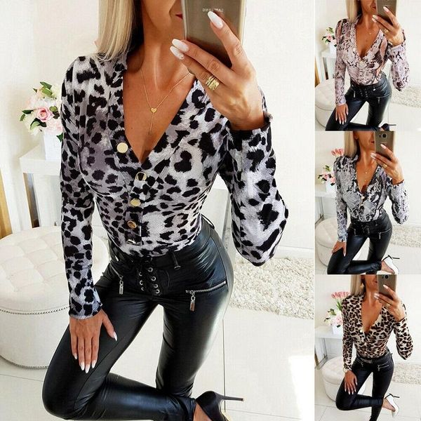 leopard blouse long sleeve leopard snake print blouse low cut lady casual shirt tunic casual loose, White
leopard blouse long sleeve leopard snake print blouse low cut lady casual shirt tunic casual loose, White