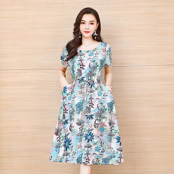 2021 new summer dresses fashion o-neck pirint party dress women slim vestidos plus size dresses 50ba, Black;gray
2021 new summer dresses fashion o-neck pirint party dress women slim vestidos plus size dresses 50ba, Black;gray