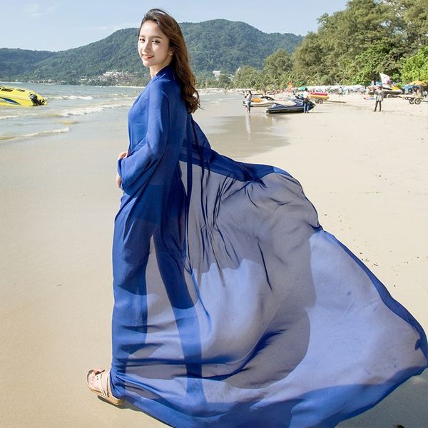 190*140 natural women silk scarf solid long bikini beach cover up shawls and wraps satin sunsreen scarf women pareo hijab scarf y201007, Blue;gray
190*140 natural women silk scarf solid long bikini beach cover up shawls and wraps satin sunsreen scarf women pareo hijab scarf y201007, Blue;gray