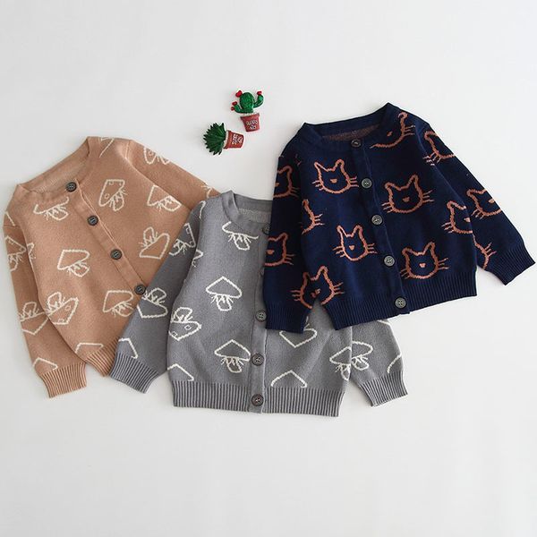 baby girl boy jacket knitted cardigan cartoon sweater autumn spring fashion long sleeve coat jacket kids toddler clothing 1029, Blue;gray
baby girl boy jacket knitted cardigan cartoon sweater autumn spring fashion long sleeve coat jacket kids toddler clothing 1029, Blue;gray