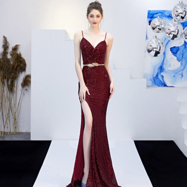 prom dresses halter mermaid pleat sequin prom dress floor length in stock party canonicals with belt, Black
prom dresses halter mermaid pleat sequin prom dress floor length in stock party canonicals with belt, Black