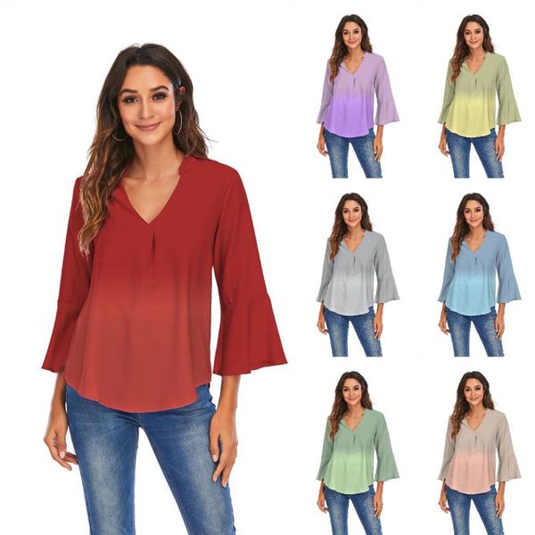 s-5xl plus size women blouses casual v-neck butterfly sleeve loose shirts fashion ladies gradient print chiffon spring 2021, White
s-5xl plus size women blouses casual v-neck butterfly sleeve loose shirts fashion ladies gradient print chiffon spring 2021, White