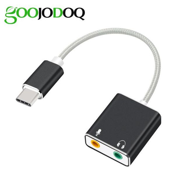 goojodoq external usb sound card type-c to headphone 3d stereo usb audio adapter new drive sound card for mac windows
goojodoq external usb sound card type-c to headphone 3d stereo usb audio adapter new drive sound card for mac windows