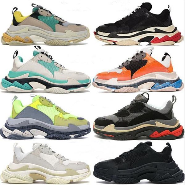 new triple s mens fashion casual shoes beige black pink white red blue purple multi-color rose gold dust pink grey platform trainer sneakers 
new triple s mens fashion casual shoes beige black pink white red blue purple multi-color rose gold dust pink grey platform trainer sneakers