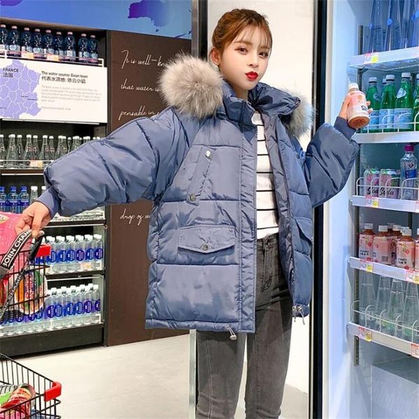 2021 new warm thick short hooded parka coat fashion office lady winter jacket women sweet short oversize jacket female, Black
2021 new warm thick short hooded parka coat fashion office lady winter jacket women sweet short oversize jacket female, Black