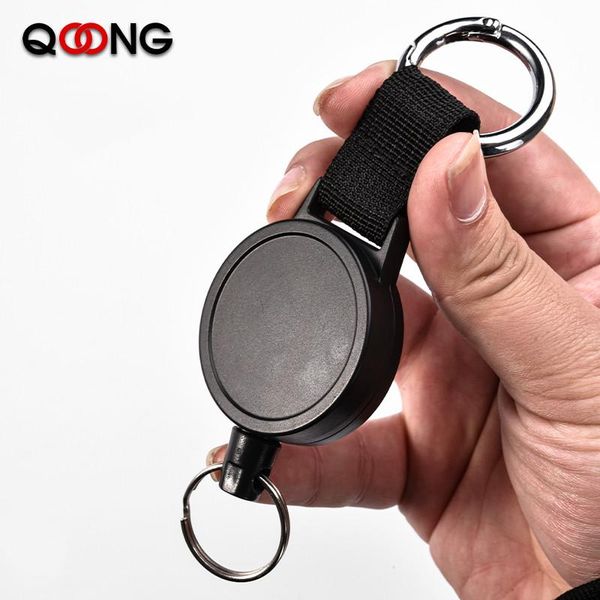 qoong 80cm wire rope camping burglar key holder tactical keychain outdoor key ring return retractable chain h25, Silver
qoong 80cm wire rope camping burglar key holder tactical keychain outdoor key ring return retractable chain h25, Silver