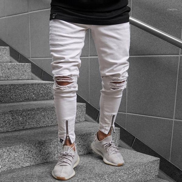 2019 street fashion hiphop white men hole stretch denim pants ripped beggars skinny bottom zipper jeans1, Blue
2019 street fashion hiphop white men hole stretch denim pants ripped beggars skinny bottom zipper jeans1, Blue