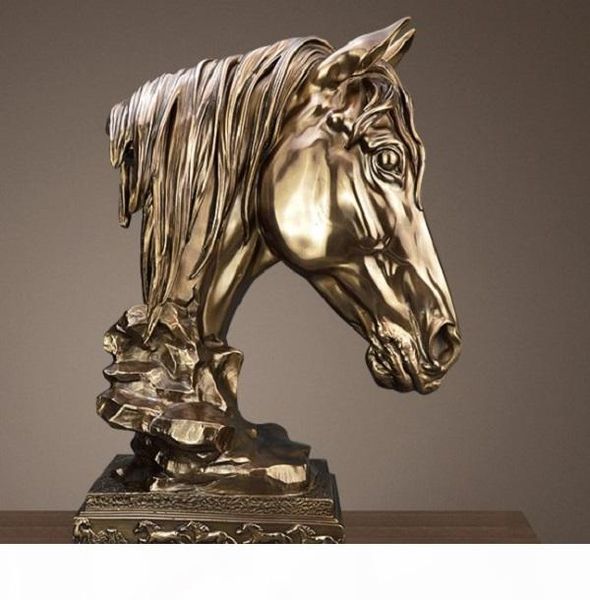 2020 factory supply creative modern simple copper office ornaments resin crafts horse head decoration wholesale business gifts
2020 factory supply creative modern simple copper office ornaments resin crafts horse head decoration wholesale business gifts