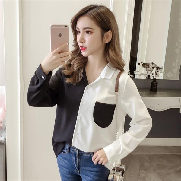 fashion women blouse long sleeve causal ol women and blouses patchwork causal blusa packet female clothes 1246 40, White
fashion women blouse long sleeve causal ol women and blouses patchwork causal blusa packet female clothes 1246 40, White
