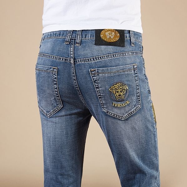 xliqb spring summer men's mei loose thin straight stretch dusha slim pants jeans and summer men's mei dusha spring and jeans thin, Blue
xliqb spring summer men's mei loose thin straight stretch dusha slim pants jeans and summer men's mei dusha spring and jeans thin, Blue