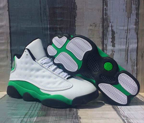13 lucky green white men sneakers basketball shoes 3m reflective hints 13s athletic sports sneakers for male size 8-13, White;red
13 lucky green white men sneakers basketball shoes 3m reflective hints 13s athletic sports sneakers for male size 8-13, White;red