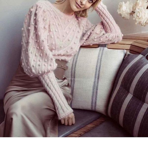women's sweaters women sweater spot handmade nail ball mohair sweet pink lantern sleeve wool female, White;black
women's sweaters women sweater spot handmade nail ball mohair sweet pink lantern sleeve wool female, White;black