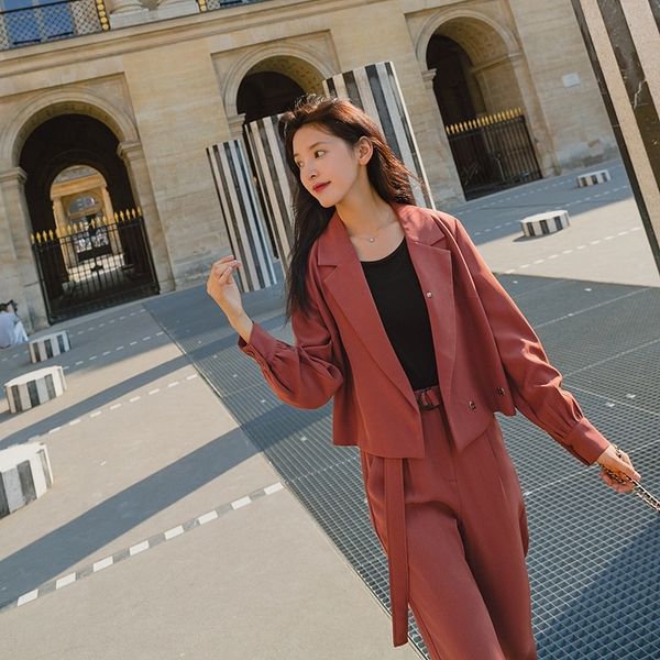 i4pp9 casual two-piece 2020 autumn korean style women's set leisure suit small simple loose british style fashion suit fashion 6oxbl, Gray
i4pp9 casual two-piece 2020 autumn korean style women's set leisure suit small simple loose british style fashion suit fashion 6oxbl, Gray
