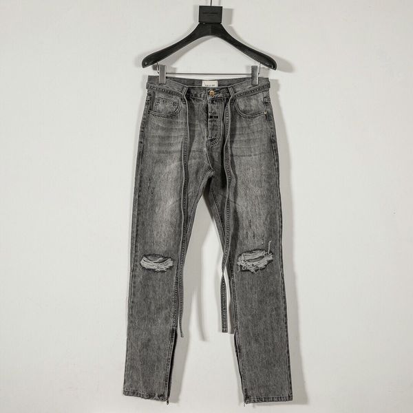 fear 19ss of god 6th fog hole zipper jeans fashion street skateboard casual denim trousers sport fitness hip hop track pants sweatpants, Blue
fear 19ss of god 6th fog hole zipper jeans fashion street skateboard casual denim trousers sport fitness hip hop track pants sweatpants, Blue