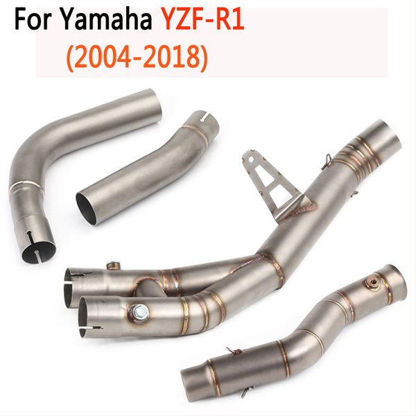 motorcycle exhaust muffler escape modified connector middle link pipe for yzf-r1 2004-2006 2007-2008 2009-2014 2020-2020
motorcycle exhaust muffler escape modified connector middle link pipe for yzf-r1 2004-2006 2007-2008 2009-2014 2020-2020