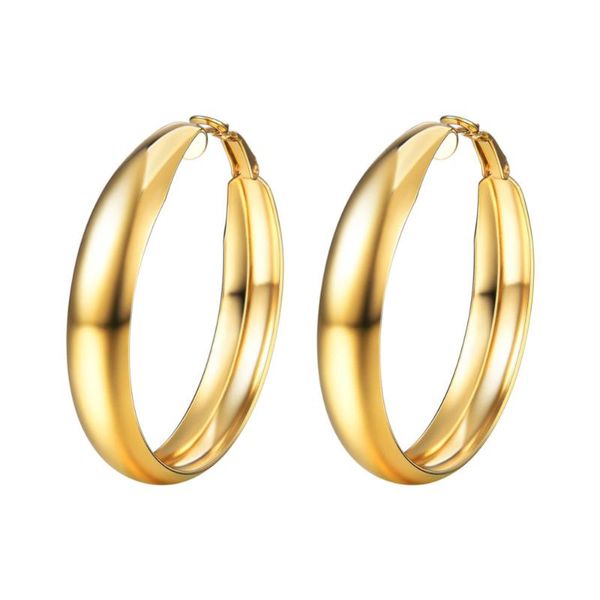 kpop hoop earrings party wedding jewelry stainless steel gold color big circle round hoop earrings for women size 40mm e3356, Golden;silver
kpop hoop earrings party wedding jewelry stainless steel gold color big circle round hoop earrings for women size 40mm e3356, Golden;silver