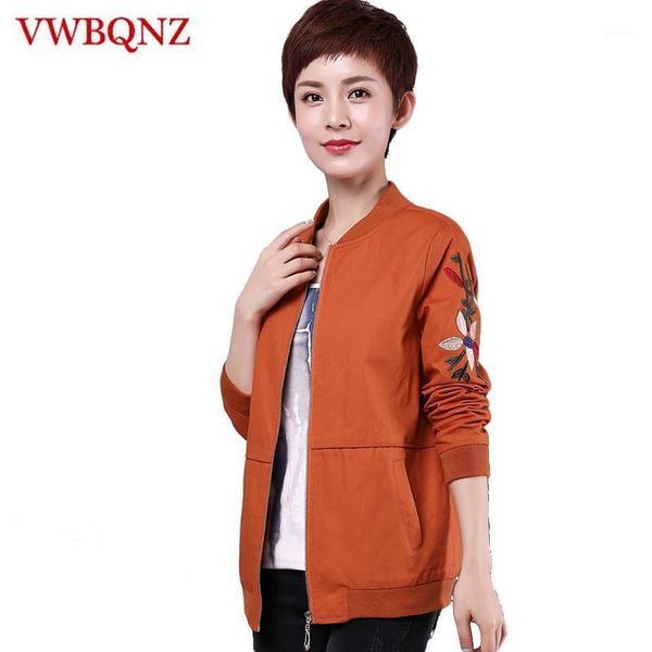 women's short jacket casual spring autumn loose embroidery middle-aged ladies jacket large size 5xl solid female outerwear1, Black;brown
women's short jacket casual spring autumn loose embroidery middle-aged ladies jacket large size 5xl solid female outerwear1, Black;brown