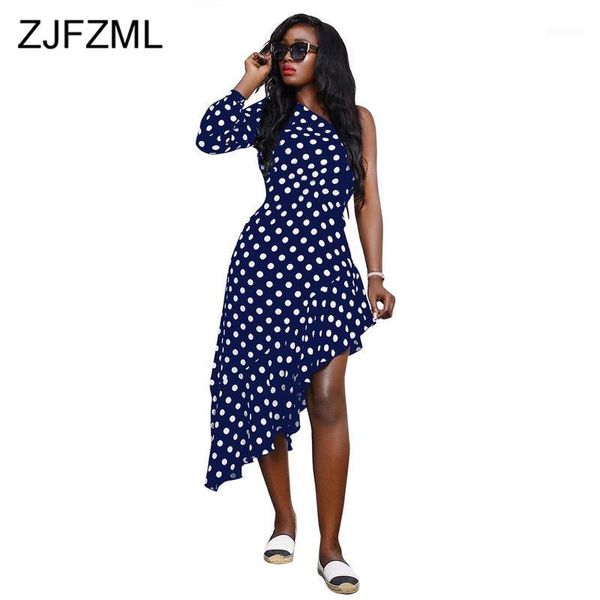 casual dresses dot print one shoulder party dress women backless side slit plus size elegant ladies ruffles irregular long dresses1, Black;gray
casual dresses dot print one shoulder party dress women backless side slit plus size elegant ladies ruffles irregular long dresses1, Black;gray