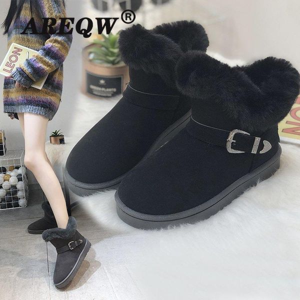 areqw 2020 winter new snow boots woman thicken women's cotton shoes flat slip-on non-slip ankle boots women's shoes, Black
areqw 2020 winter new snow boots woman thicken women's cotton shoes flat slip-on non-slip ankle boots women's shoes, Black