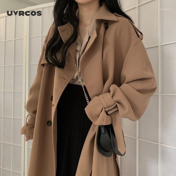 uvrcos women autumn coat trench khaki winter outerwear elegant loose long coats female vintage oversize windbreaker 2021 solid f1, Tan;black
uvrcos women autumn coat trench khaki winter outerwear elegant loose long coats female vintage oversize windbreaker 2021 solid f1, Tan;black