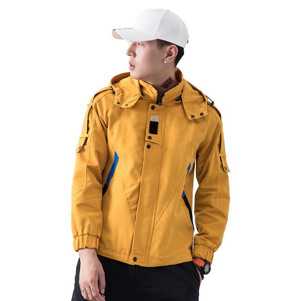 yellow black beige white men coat spring new casual removable hooded jacket men's jacket high quality, White;black
yellow black beige white men coat spring new casual removable hooded jacket men's jacket high quality, White;black