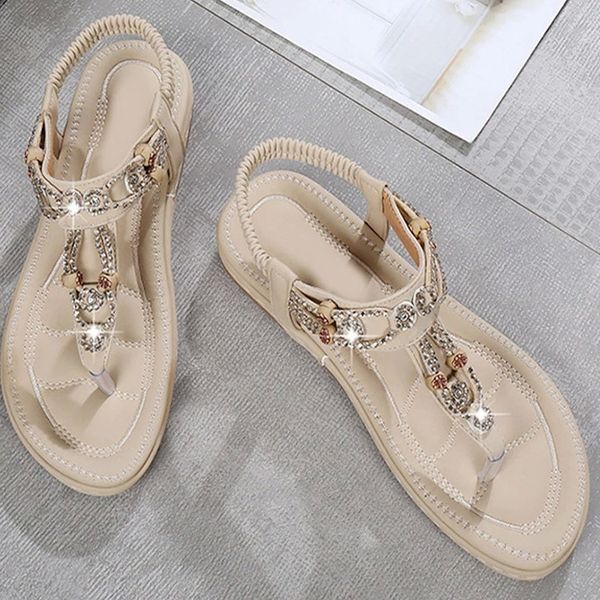 women's sandals rhinestone bling ladies slip on flats shoes elastic back strap female clip toe footwear woman flip flops 2021 #hx67, Black
women's sandals rhinestone bling ladies slip on flats shoes elastic back strap female clip toe footwear woman flip flops 2021 #hx67, Black