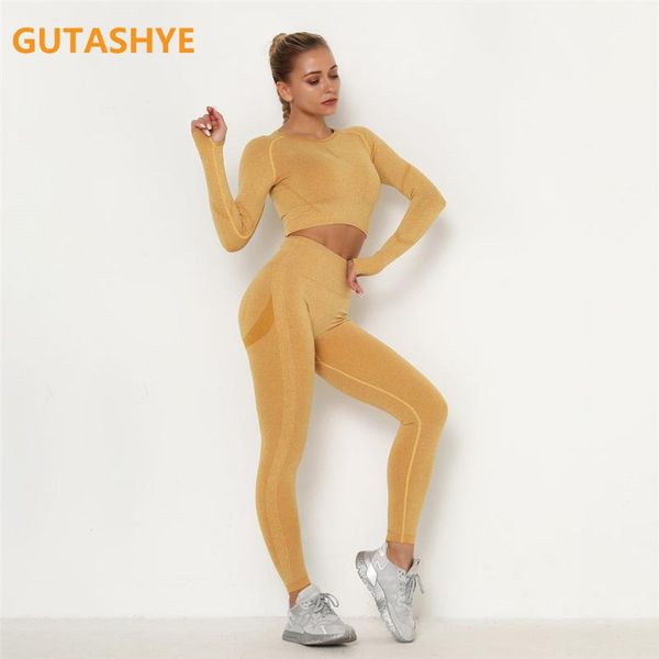 yoga outfits women sport suit clothing set workout gym long sleeve fitness crop + high waist seamless energy leggins, White;red
yoga outfits women sport suit clothing set workout gym long sleeve fitness crop + high waist seamless energy leggins, White;red