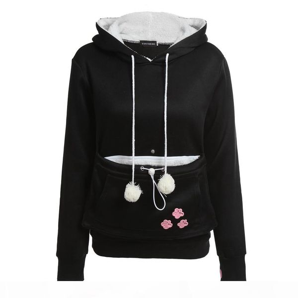 cat lovers hoodies with cuddle pouch dog pet hoodies for casual kangaroo pullovers with ears sweatshirt xl wholesale, Black
cat lovers hoodies with cuddle pouch dog pet hoodies for casual kangaroo pullovers with ears sweatshirt xl wholesale, Black