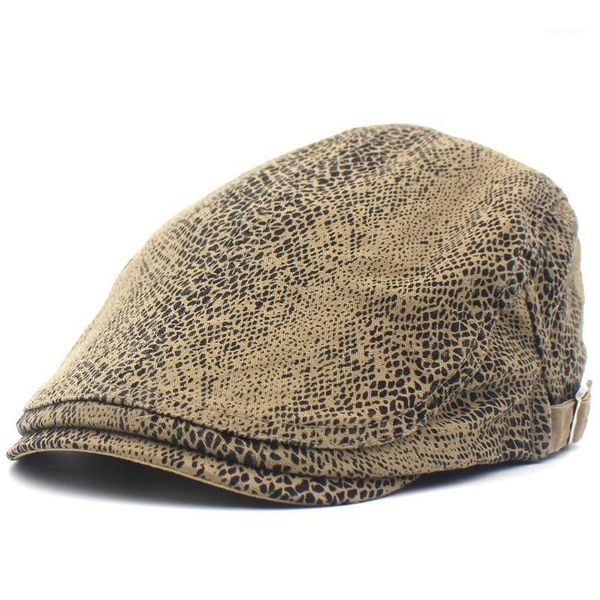 LDSLYJR Serpentine print Newsboy Caps Cotton Flat Peaked Cap Men and Women Painter Beret Hats 091, Blue;gray
LDSLYJR Serpentine print Newsboy Caps Cotton Flat Peaked Cap Men and Women Painter Beret Hats 091, Blue;gray