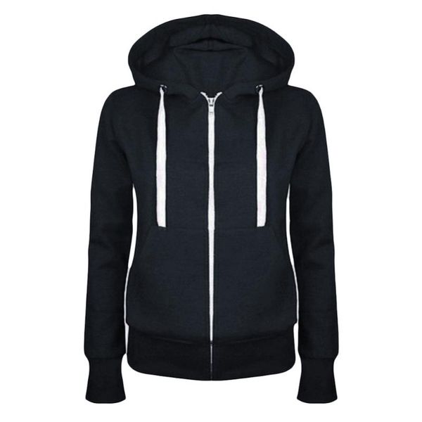 women's jackets winter autumn women hoodie coats casual hooded coat sportwear zipper jacket solid color 2021 hoodies outwear, Black;brown
women's jackets winter autumn women hoodie coats casual hooded coat sportwear zipper jacket solid color 2021 hoodies outwear, Black;brown
