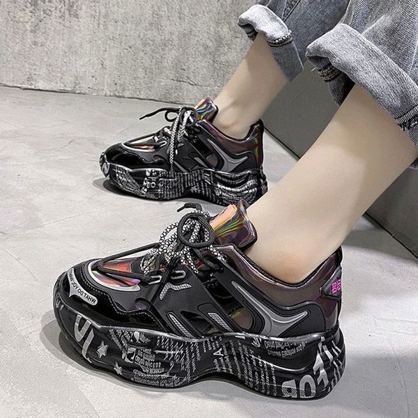 rimocy fashion laser wedges sneakers for women 2020 trendy graffiti lace up ladies platform shoes thick sole casual shoes woman #rh9w
rimocy fashion laser wedges sneakers for women 2020 trendy graffiti lace up ladies platform shoes thick sole casual shoes woman #rh9w