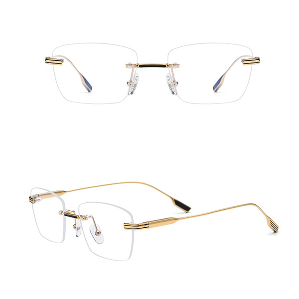 brand design pure titanium rimless progressive multi-focal lens optical eyewear see near far ultralight reading glasses, White;black
brand design pure titanium rimless progressive multi-focal lens optical eyewear see near far ultralight reading glasses, White;black