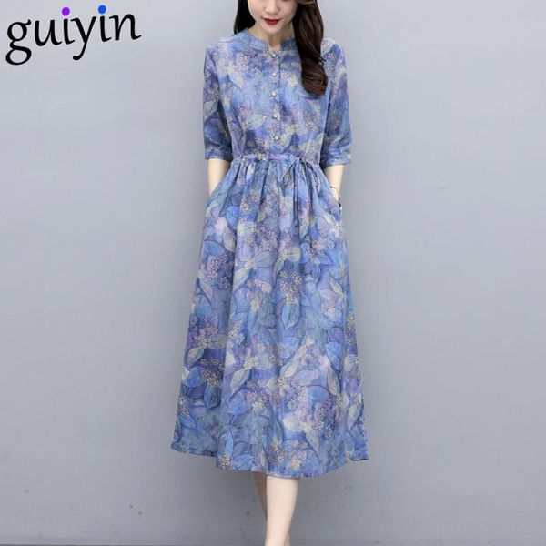 casual dresses summer floral round neck for women elegant half sleeve belt tether maxi korean slim midi dress, Black;gray
casual dresses summer floral round neck for women elegant half sleeve belt tether maxi korean slim midi dress, Black;gray