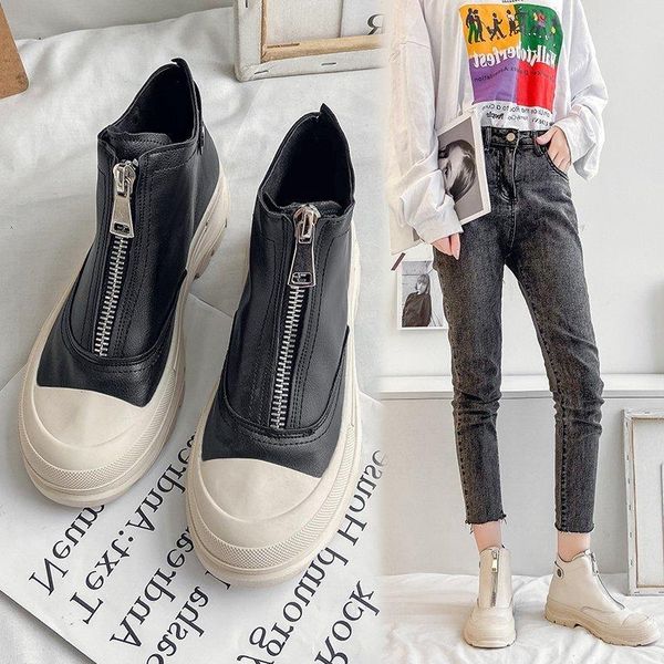 autumn fashion ankle boots women shoes woman chunky sneakers winter boots patchwork leather high heels thick sole platform shoes, Black
autumn fashion ankle boots women shoes woman chunky sneakers winter boots patchwork leather high heels thick sole platform shoes, Black