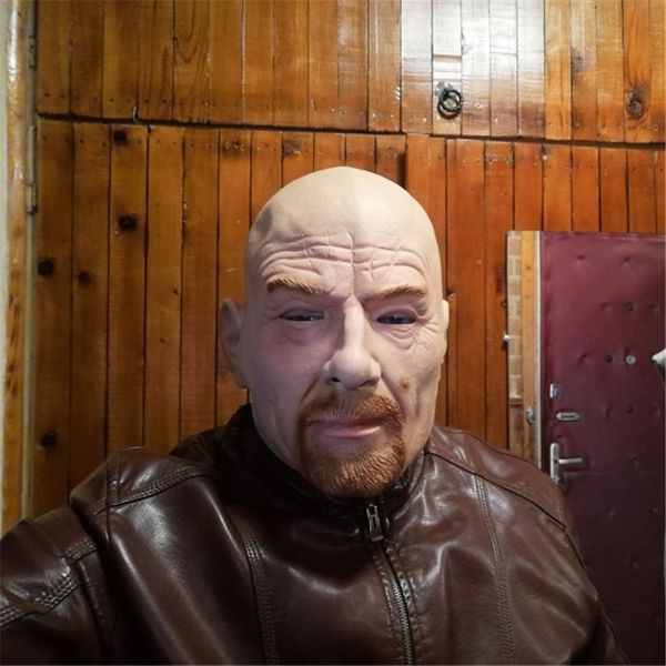 costume accessories breaking bad movie cosplay heisenberg old white headgear realistic mask halloween fancy dress party costume props, Silver
costume accessories breaking bad movie cosplay heisenberg old white headgear realistic mask halloween fancy dress party costume props, Silver