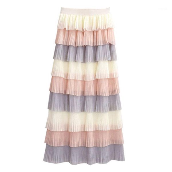 women fashion chiffon cake skirt summer empire elastic waist color layer pleated mid-skirt pleated cascading soft skirt1, Black
women fashion chiffon cake skirt summer empire elastic waist color layer pleated mid-skirt pleated cascading soft skirt1, Black