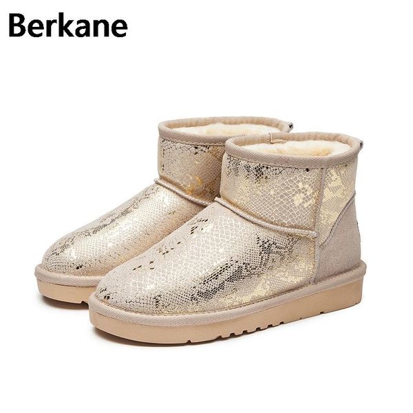 sequined glossy snow boots women australia wool brand waterproof winter warm glitter fur short ankle boots plush flats botas hot, Black
sequined glossy snow boots women australia wool brand waterproof winter warm glitter fur short ankle boots plush flats botas hot, Black
