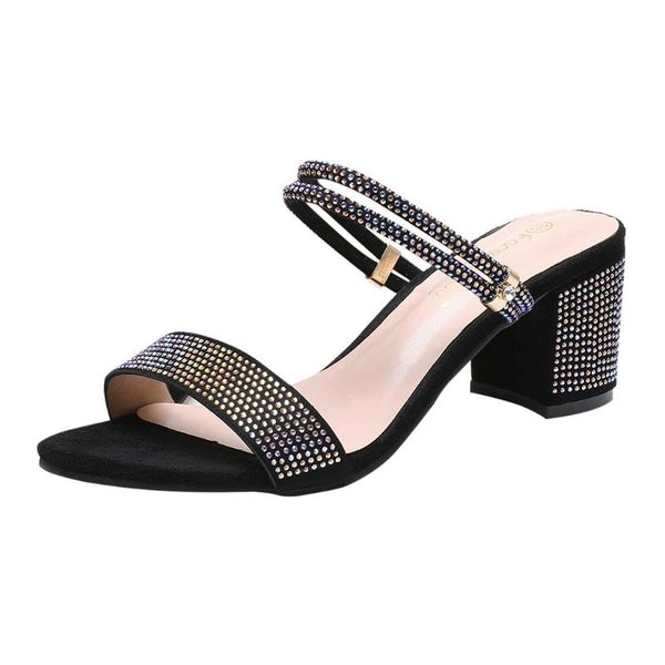 jaycosin womens sandals new summer fashion crystal sandals thick-heeled open-toed beach women slippers drop shipping new arrival, Black
jaycosin womens sandals new summer fashion crystal sandals thick-heeled open-toed beach women slippers drop shipping new arrival, Black