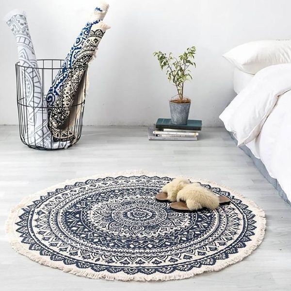 retro boho round carpet bedroom boho style tassel cotton rug hand woven national classic tapestry sofa cushion tatami floor mats1
retro boho round carpet bedroom boho style tassel cotton rug hand woven national classic tapestry sofa cushion tatami floor mats1