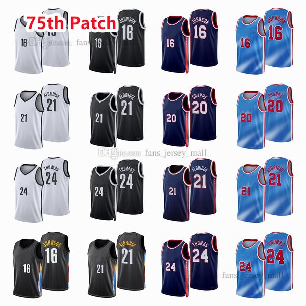 printed 75th patch city basketball jerseys james 16 johnson day'ron 20 sharpe lamarcus 21 aldridge cameron 24 thomas jersey color white, Black;red
printed 75th patch city basketball jerseys james 16 johnson day'ron 20 sharpe lamarcus 21 aldridge cameron 24 thomas jersey color white, Black;red