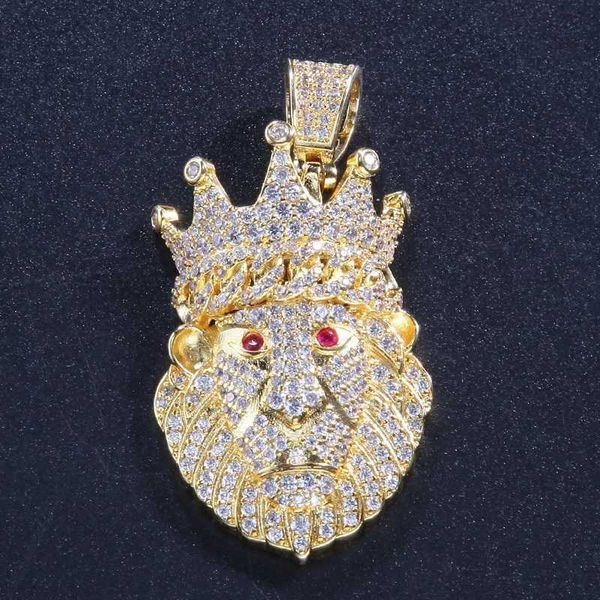 hop mens lion hip new necklace crown jewelry gold plated iced out pendant necklaces, Silver
hop mens lion hip new necklace crown jewelry gold plated iced out pendant necklaces, Silver