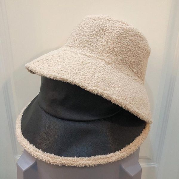 new winter raw edgebucket hat women pu warm velvet solid bucket hats fashion double sided panama fisherman caps tourism, Blue;gray
new winter raw edgebucket hat women pu warm velvet solid bucket hats fashion double sided panama fisherman caps tourism, Blue;gray