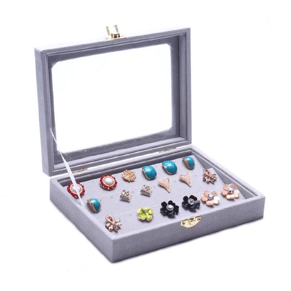 new fashion gray color jewelry organizer show case jewelry display rings holder box ring storage ear pin display box retail, Pink;blue
new fashion gray color jewelry organizer show case jewelry display rings holder box ring storage ear pin display box retail, Pink;blue