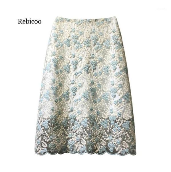 fashion runway designers womens skirts 2020 new elegant high waist mesh lace embroidered knee length skirts1, Black
fashion runway designers womens skirts 2020 new elegant high waist mesh lace embroidered knee length skirts1, Black