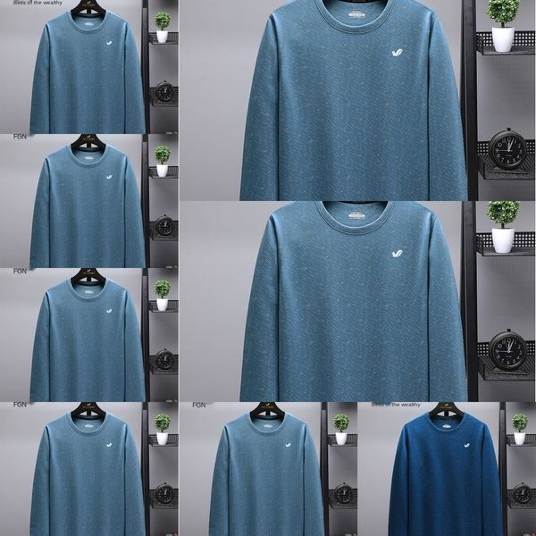 pvwdj rich bird men's round neck sweatercoa large size loose casual long sleeve tbottom shirt middle aged sweatert-shirt autumn coat da, Black
pvwdj rich bird men's round neck sweatercoa large size loose casual long sleeve tbottom shirt middle aged sweatert-shirt autumn coat da, Black